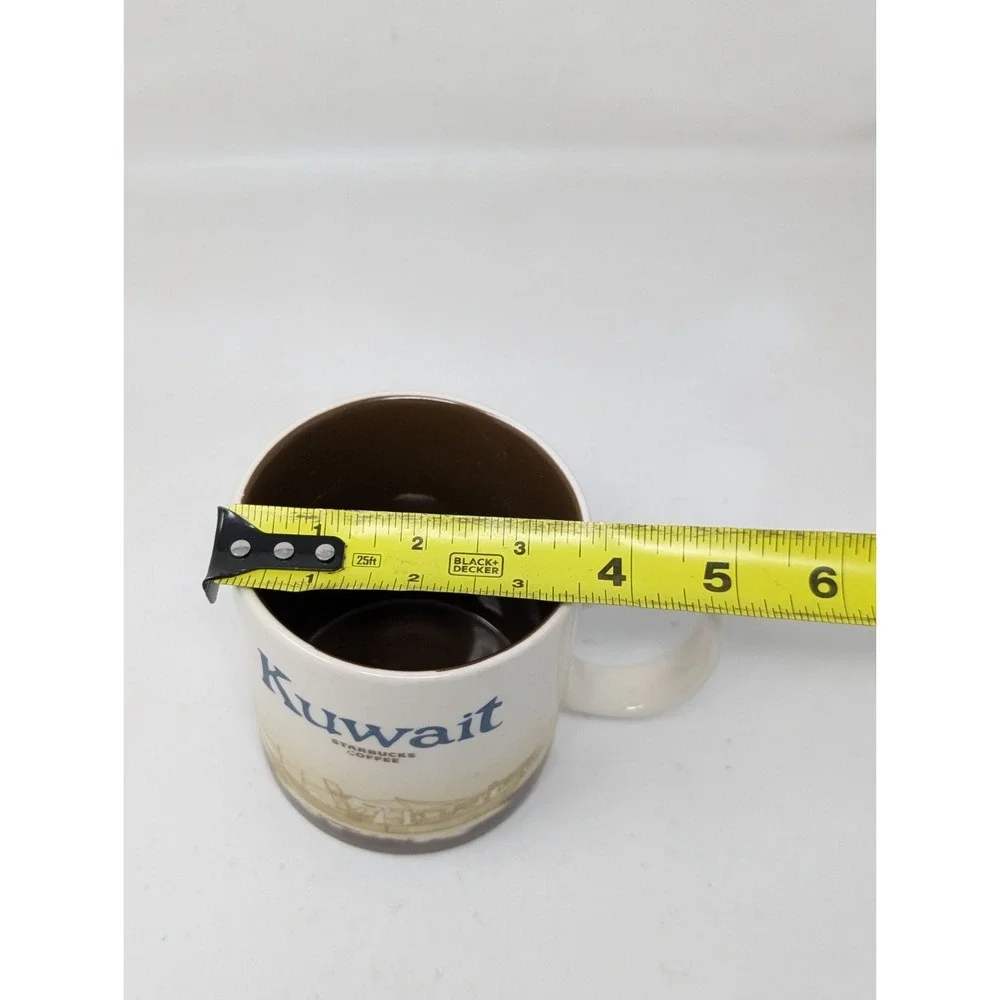 Starbucks Kuwait Coffee Mug Global Icon Series 16oz Skyline‎ and Boat Design